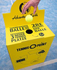 RECYCLING DER GEBRAUCHTEN TENNISBÄLLE